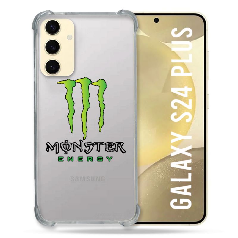 Coque Transparente Pour Samsung Galaxy S24 Plus Monster Energy