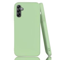 Coque Silicone Soft Touch Pour Samsung Galaxy A05S Vert Pastel