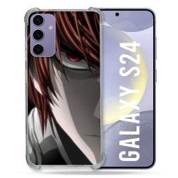 Coque Renforcée En Verre Trempé Compatible Magsafe Pour Samsung Galaxy S24 Manga Death Note Kira