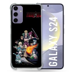 Coque Renforcée En Verre Trempé Compatible Magsafe Pour Samsung Galaxy S24 Manga Fairy Tail Logo Team