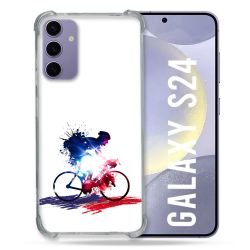 Coque Renforcée En Verre Trempé Compatible Magsafe Pour Samsung Galaxy S24 Sport Cyclisme France