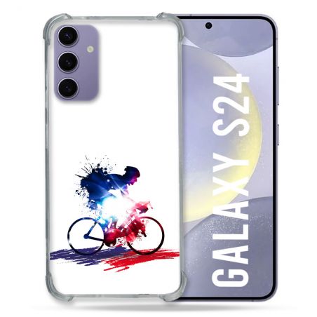 Coque Renforcée En Verre Trempé Compatible Magsafe Pour Samsung Galaxy S24 Sport Cyclisme France