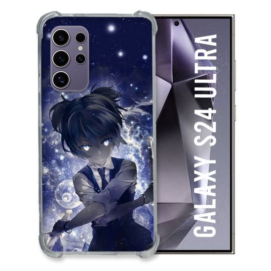 Coque Renforcée En Verre Trempé Compatible Magsafe Pour Samsung Galaxy S24 Ultra Manga Assassination Classroom Nagisa
