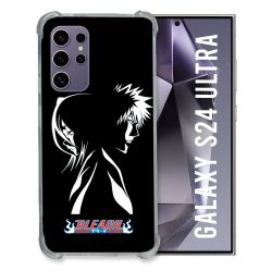 Coque Renforcée En Verre Trempé Compatible Magsafe Pour Samsung Galaxy S24 Ultra Manga Bleach Duo