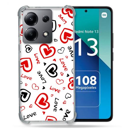 Coque Renforcée Shatterproof Pour Xiaomi Redmi Note 13 4G Amour Love