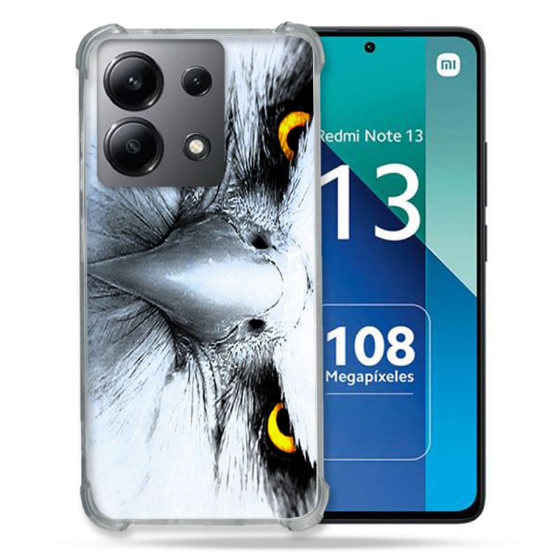 Coque Renforcée Shatterproof Pour Xiaomi Redmi Note 13 4G Animal Aigle Royal Blanc