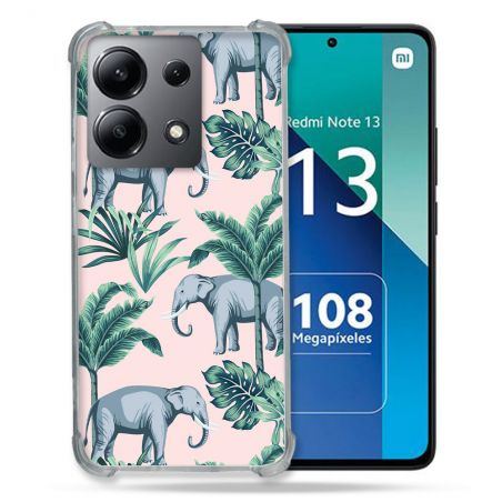 Coque Renforcée Shatterproof Pour Xiaomi Redmi Note 13 4G Animal Elephant Pattern