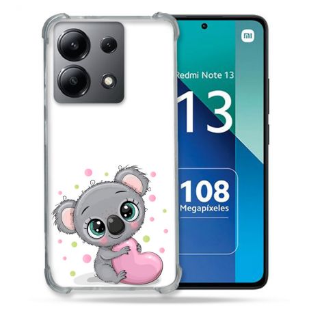 Coque Renforcée Shatterproof Pour Xiaomi Redmi Note 13 4G Animal Koala Cœur