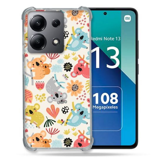 Coque Renforcée Shatterproof Pour Xiaomi Redmi Note 13 4G Animal Koala Pattern