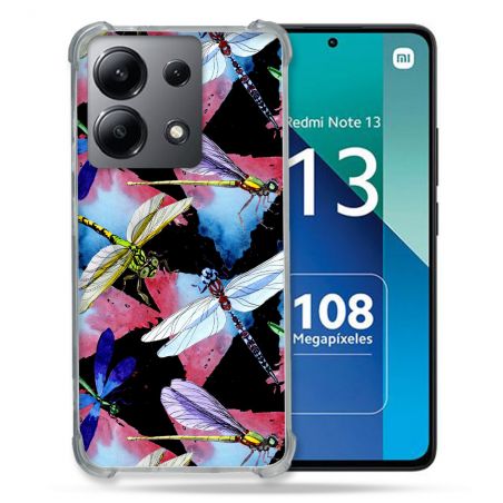 Coque Renforcée Shatterproof Pour Xiaomi Redmi Note 13 4G Animal Libellule