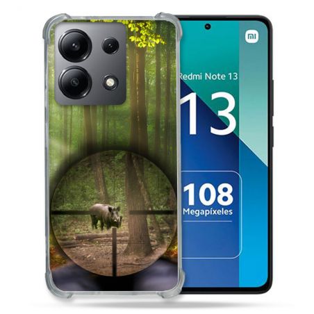 Coque Renforcée Shatterproof Pour Xiaomi Redmi Note 13 4G Chasse Sanglier Viseur