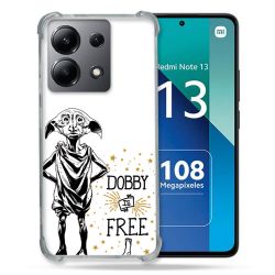 Coque Renforcée Shatterproof Pour Xiaomi Redmi Note 13 4G Harry Potter Dobby Free Blanc