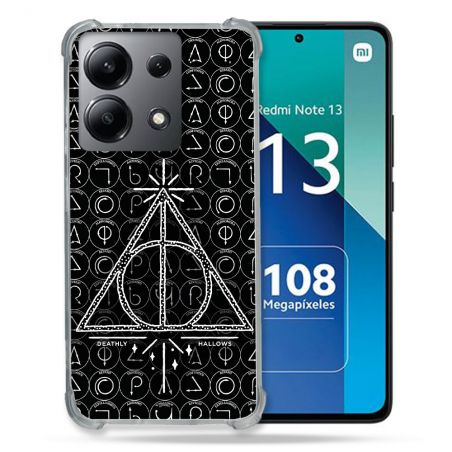 Coque Renforcée Shatterproof Pour Xiaomi Redmi Note 13 4G Harry Potter Hollows Triangle Noir