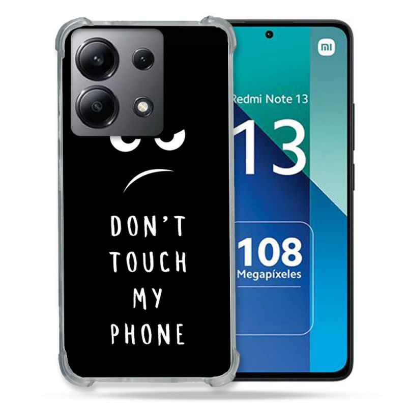 Coque Renforcée Shatterproof Pour Xiaomi Redmi Note 13 4G Humour Don't Touch