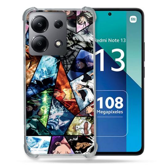Coque Renforcée Shatterproof Pour Xiaomi Redmi Note 13 4G Manga Bleach Pele Mele