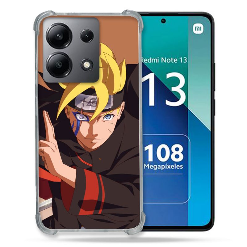 Coque Renforcée Shatterproof Pour Xiaomi Redmi Note 13 4G Manga Boruto Signe