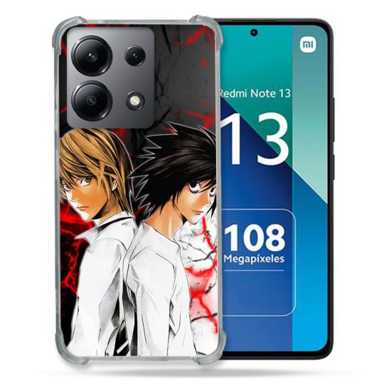 Coque Renforcée Shatterproof Pour Xiaomi Redmi Note 13 4G Manga Death Note Duo