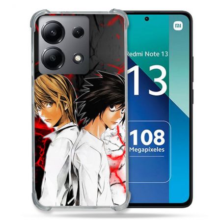Coque Renforcée Shatterproof Pour Xiaomi Redmi Note 13 4G Manga Death Note Duo