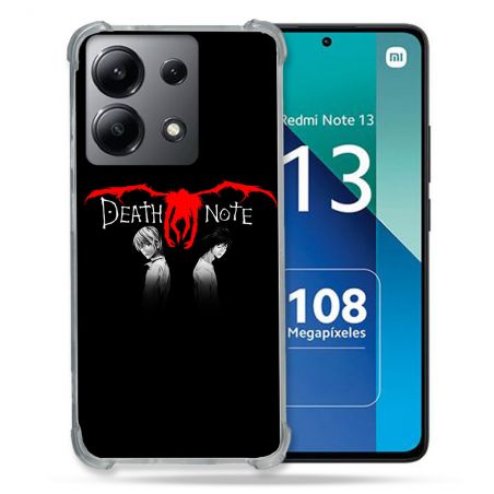 Coque Renforcée Shatterproof Pour Xiaomi Redmi Note 13 4G Manga Death Note Noir