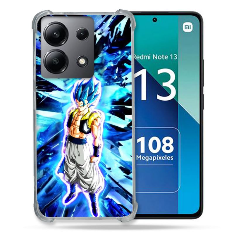 Coque Renforcée Shatterproof Pour Xiaomi Redmi Note 13 4G Manga Dragon Ball Gogeta Lumiere