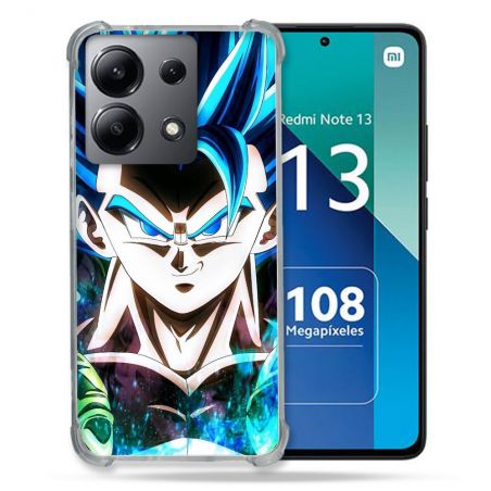 Coque Renforcée Shatterproof Pour Xiaomi Redmi Note 13 4G Manga Dragon Ball Gogeta Visage
