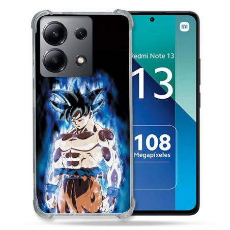 Coque Renforcée Shatterproof Pour Xiaomi Redmi Note 13 4G Manga Dragon Ball Sangoku Noir