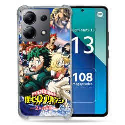 Coque Renforcée Shatterproof Pour Xiaomi Redmi Note 13 4G Manga My Hero Academia Affiche