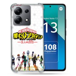Coque Renforcée Shatterproof Pour Xiaomi Redmi Note 13 4G Manga My Hero Academia Blanc