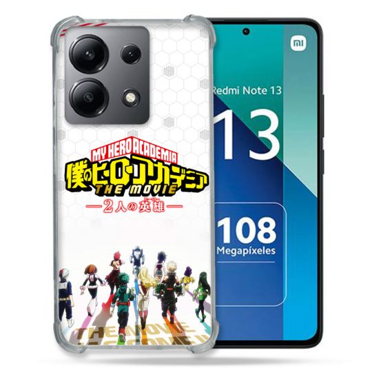 Coque Renforcée Shatterproof Pour Xiaomi Redmi Note 13 4G Manga My Hero Academia Blanc