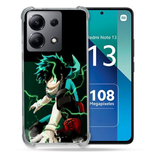 Coque Renforcée Shatterproof Pour Xiaomi Redmi Note 13 4G Manga My Hero Academia Deku