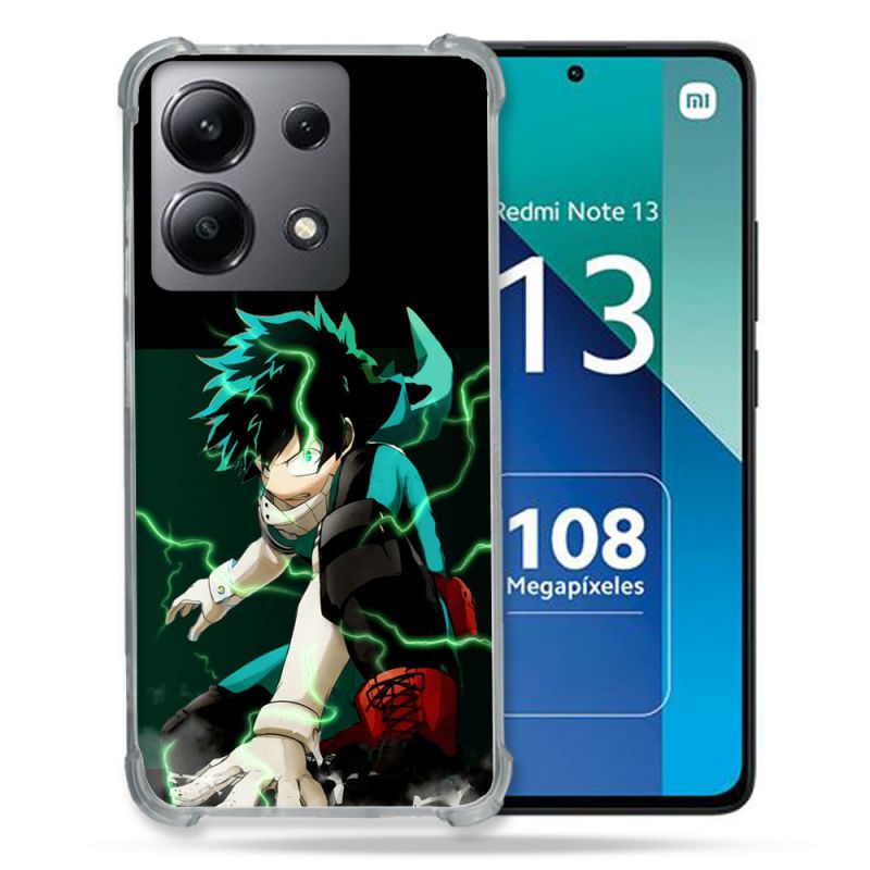 Coque Renforcée Shatterproof Pour Xiaomi Redmi Note 13 4G Manga My Hero Academia Deku