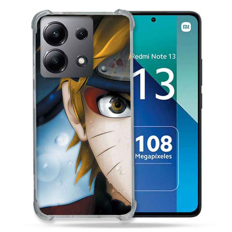 Coque Renforcée Shatterproof Pour Xiaomi Redmi Note 13 4G Manga Naruto Blanc