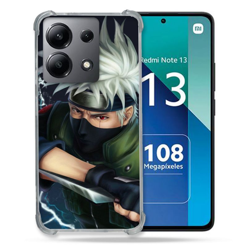 Coque Renforcée Shatterproof Pour Xiaomi Redmi Note 13 4G Manga Naruto Kakashi