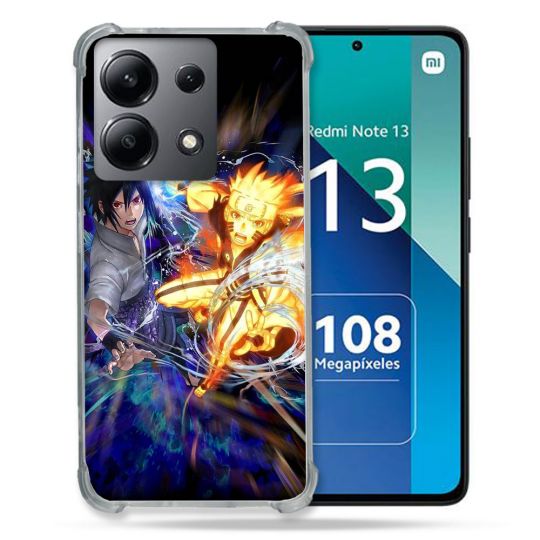 Coque Renforcée Shatterproof Pour Xiaomi Redmi Note 13 4G Manga Naruto VS