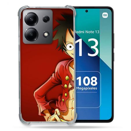 Coque Renforcée Shatterproof Pour Xiaomi Redmi Note 13 4G Manga One Piece Luffy
