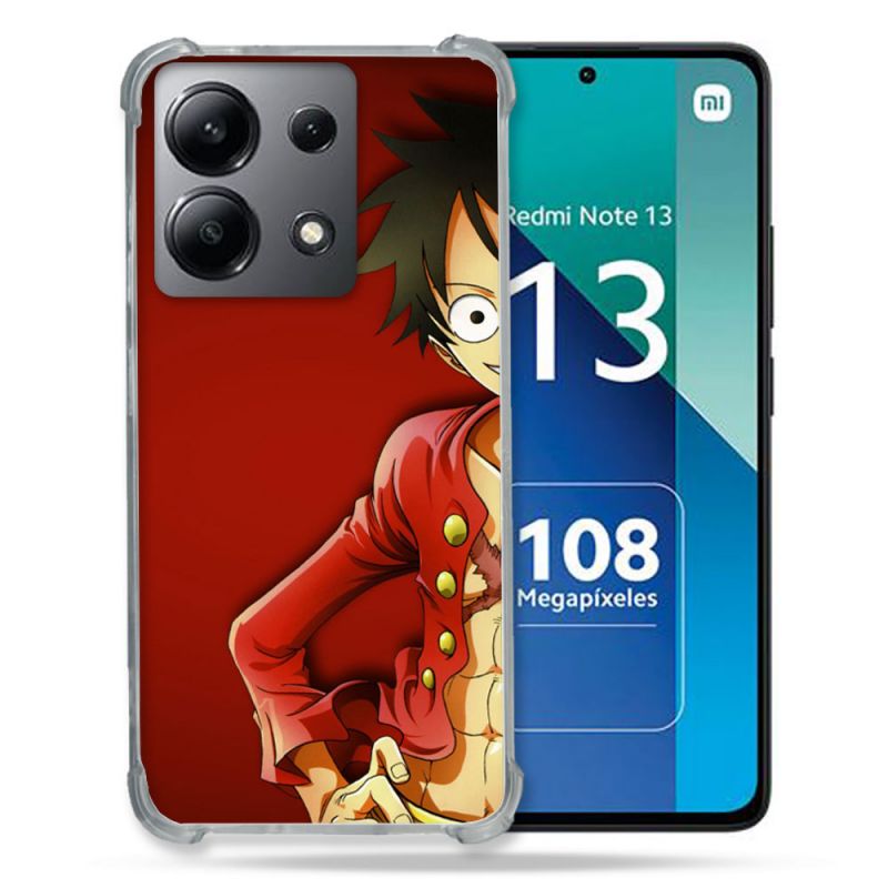 Coque Renforcée Shatterproof Pour Xiaomi Redmi Note 13 4G Manga One Piece Luffy