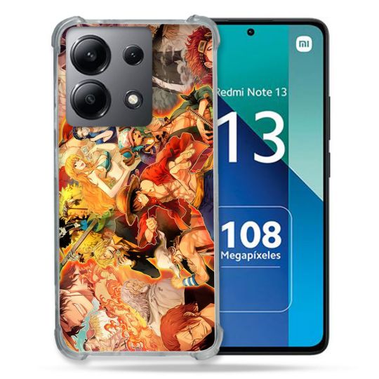 Coque Renforcée Shatterproof Pour Xiaomi Redmi Note 13 4G Manga One Piece Nakama
