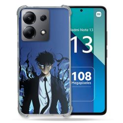 Coque Renforcée Shatterproof Pour Xiaomi Redmi Note 13 4G Manga Solo Leveling Sung Bleu