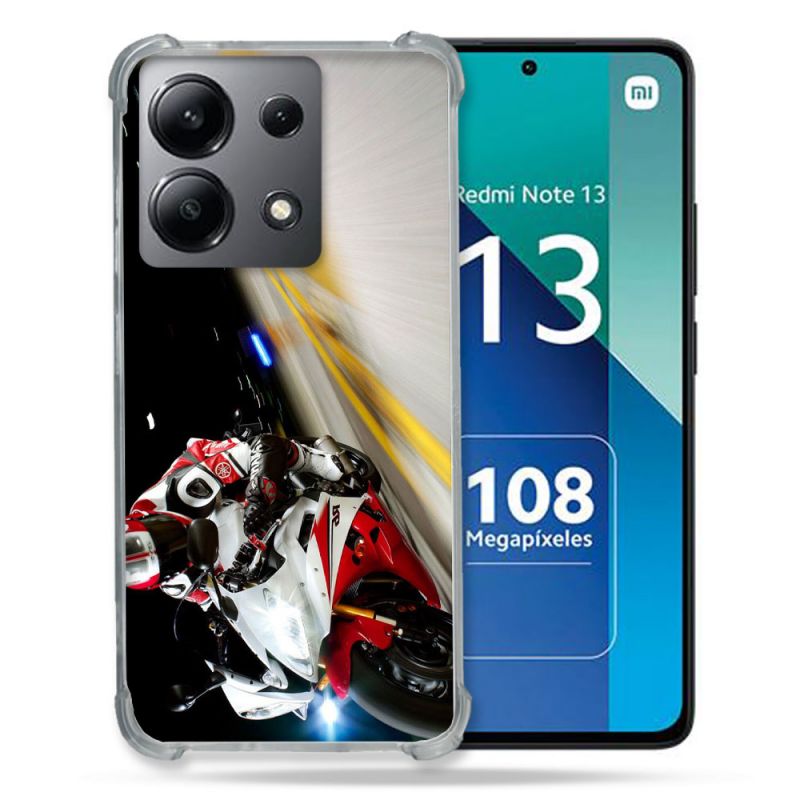 Coque Renforcée Shatterproof Pour Xiaomi Redmi Note 13 4G Moto Course GP R6