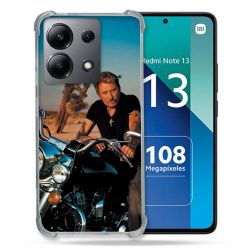 Coque Renforcée Shatterproof Pour Xiaomi Redmi Note 13 4G Musique Johnny Hallyday Moto