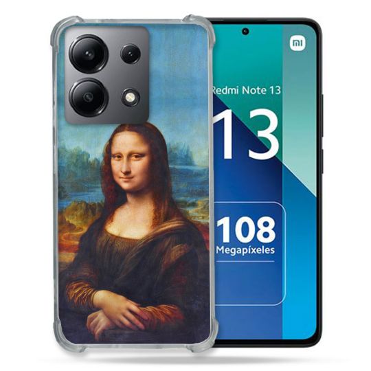 Coque Renforcée Shatterproof Pour Xiaomi Redmi Note 13 4G Peinture Joconde