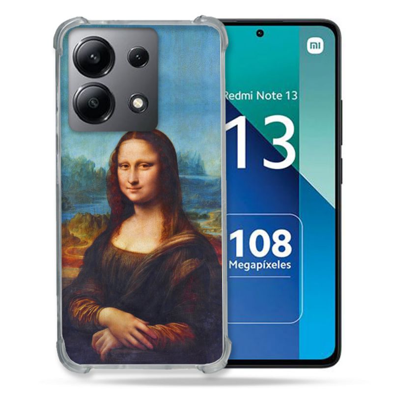 Coque Renforcée Shatterproof Pour Xiaomi Redmi Note 13 4G Peinture Joconde