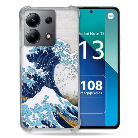 Coque Renforcée Shatterproof Pour Xiaomi Redmi Note 13 4G Peinture La Grande Vague