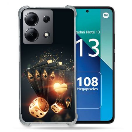 Coque Renforcée Shatterproof Pour Xiaomi Redmi Note 13 4G Poker Des