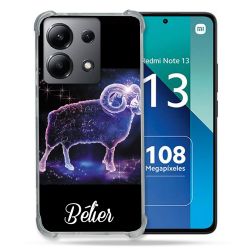 Coque Renforcée Shatterproof Pour Xiaomi Redmi Note 13 4G Signe Zodiaque 2 Bélier