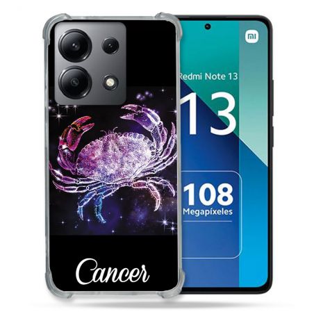 Coque Renforcée Shatterproof Pour Xiaomi Redmi Note 13 4G Signe Zodiaque 2 Cancer