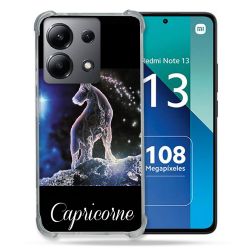 Coque Renforcée Shatterproof Pour Xiaomi Redmi Note 13 4G Signe Zodiaque 2 Capricorne