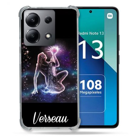 Coque Renforcée Shatterproof Pour Xiaomi Redmi Note 13 4G Signe Zodiaque 2 Verseau