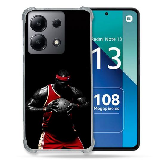 Coque Renforcée Shatterproof Pour Xiaomi Redmi Note 13 4G Sport Basketeur