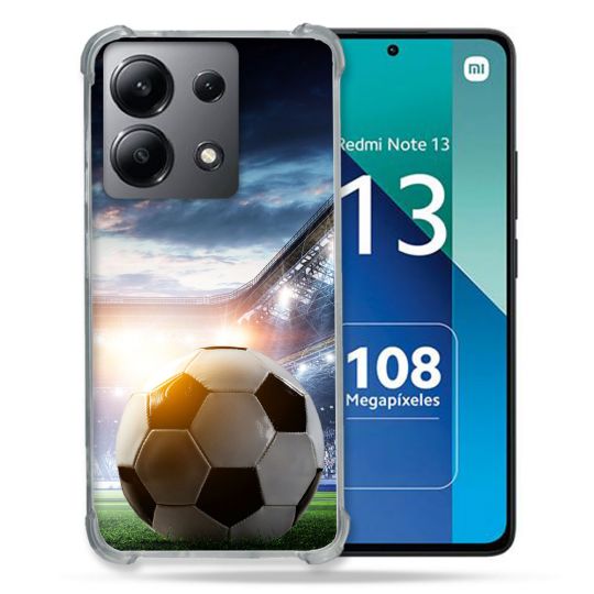 Coque Renforcée Shatterproof Pour Xiaomi Redmi Note 13 4G Sport Football Stade